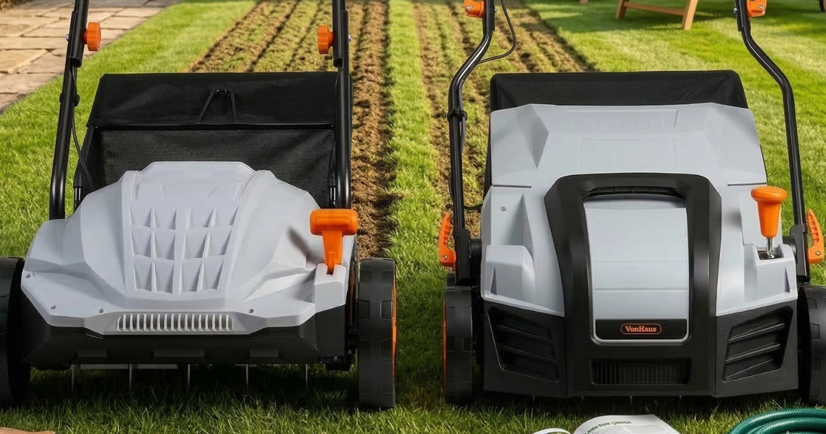 VonHaus 2-in-1 Scarifier & Rake 1800W Review: UK Gardener's Deep Dive - featured image