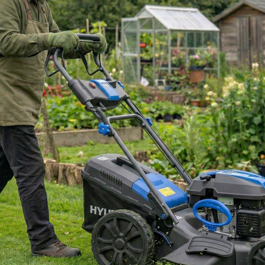 Hyundai HYM20200SPX Petrol Lawn Mower Review - featured image