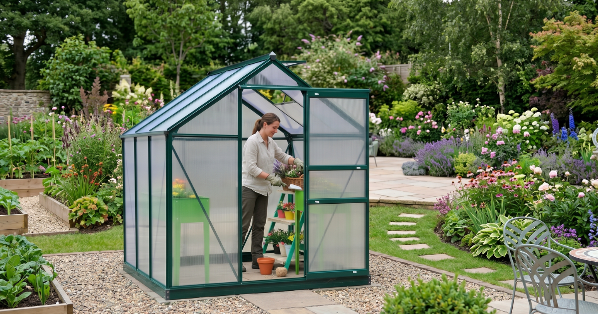 Outsunny 1.9 x 1.9m Walk-in Greenhouse Review Outsunny 1.9 x 1.9m Walk-in Greenhouse Review - featured image