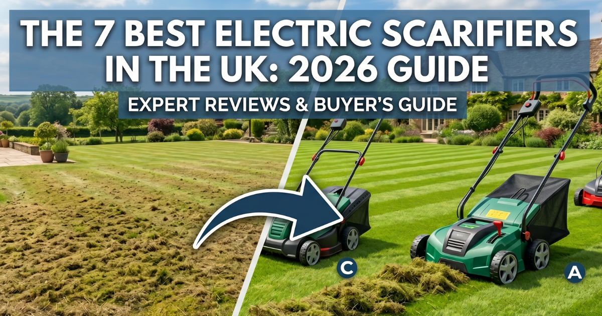 The 7 Best Electric Scarifiers in the UK (2026 Guide) The 7 Best Electric Scarifiers in the UK (2026 Guide) - featured image