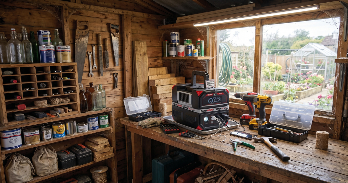 Clarke PPS1200 Review: Portable Power Station for Your Garden & Workshop? Clarke PPS1200 Review: Portable Power Station for Your Garden & Workshop? - featured image