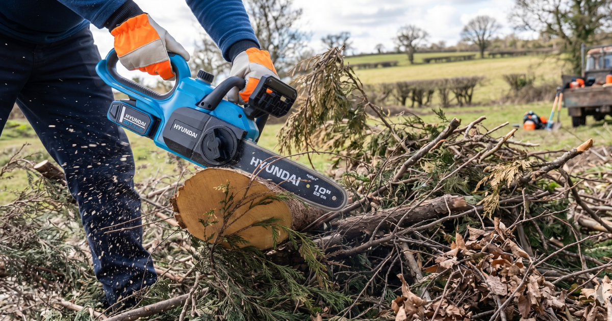Hyundai HY20CCS10 10” Cordless Chainsaw Review 2026 Hyundai HY20CCS10 10” Cordless Chainsaw Review 2026 - featured image