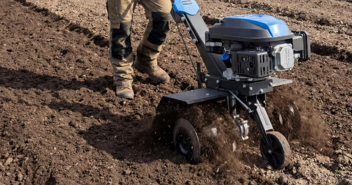 Hyundai HYT175EX Petrol Tiller Review Hyundai HYT175EX Petrol Tiller Review - featured image