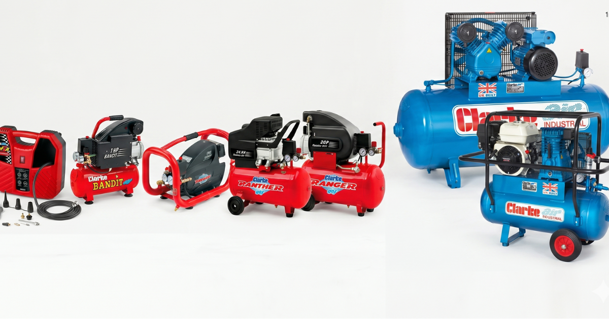 Clarke Air Compressor Buying Guide (2026) Clarke Air Compressor Buying Guide (2026) - featured image