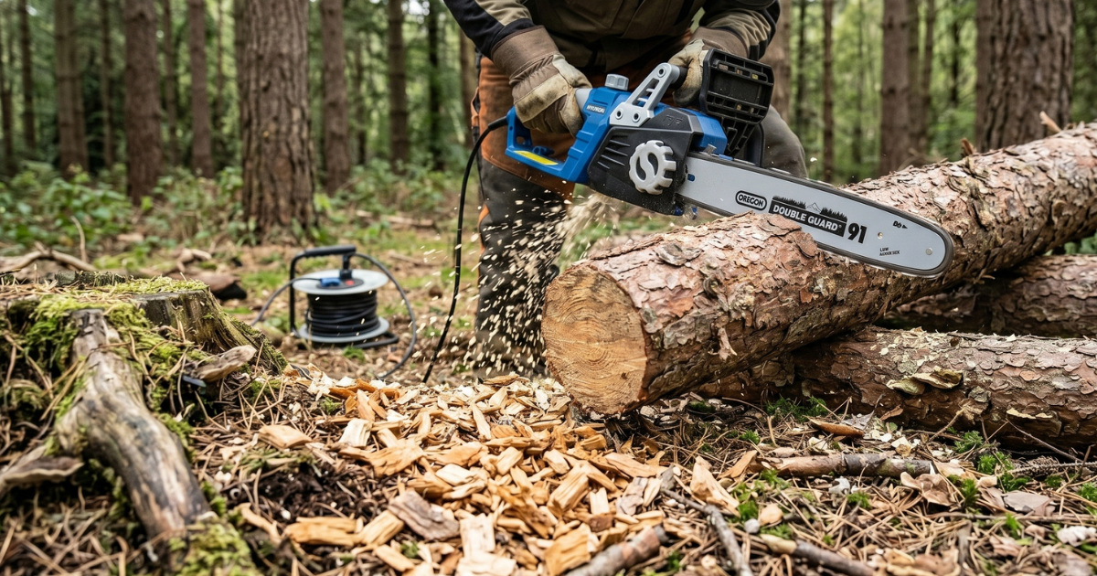 Hyundai HYC2400E Chainsaw Review - advice before you buy Hyundai HYC2400E Chainsaw Review - advice before you buy - featured image