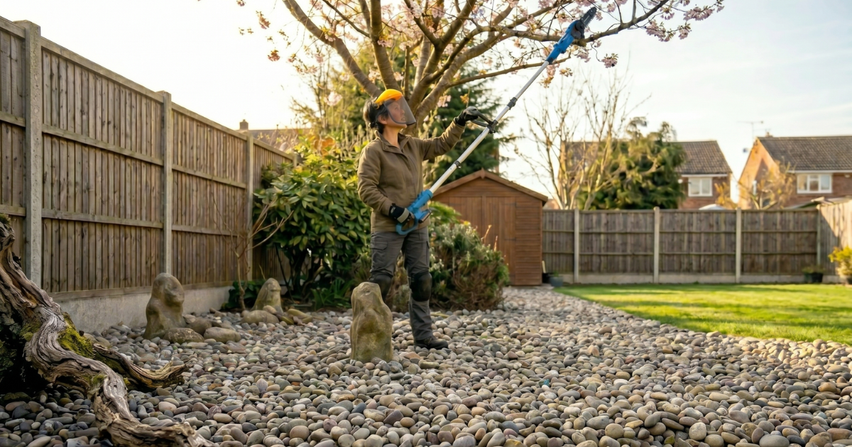 Hyundai HY20CPS Long Reach Chainsaw Review Hyundai HY20CPS Long Reach Chainsaw Review , 2Ah Battery, 20v Cordless Pole Saw - featured image