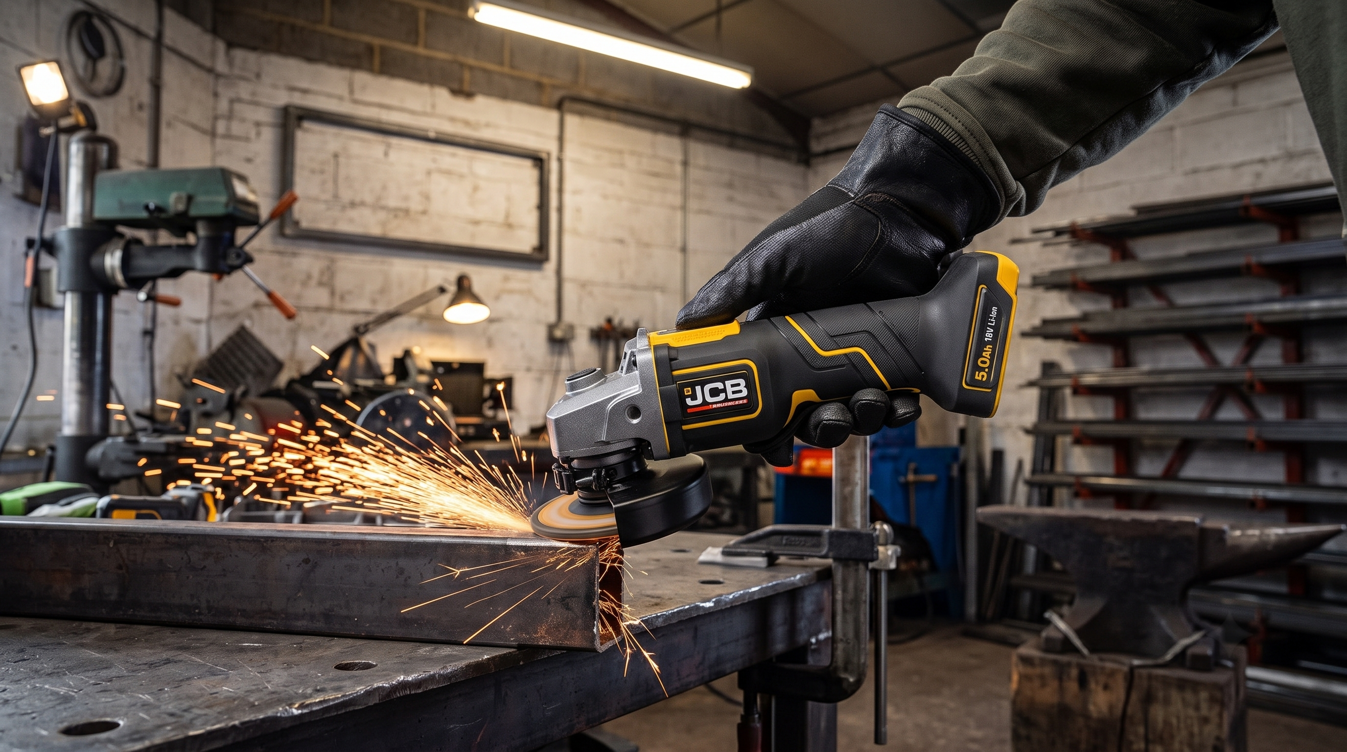 JCB Pro 18V Angle Grinder Review JCB-18PAG-115 JCB Pro 18V Angle Grinder Review JCB-18PAG-115 - featured image