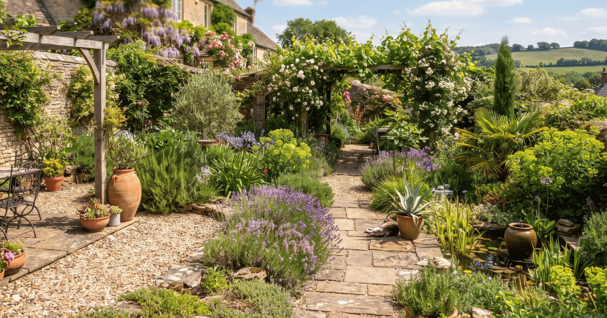 Mediterranean Garden Ideas for the UK: Drainage & Plants Mediterranean Garden Ideas for the UK: Drainage & Plants - featured image