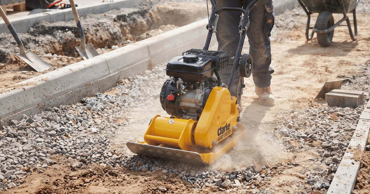 Clarke CPCP1 2HP Petrol Compactor Plate Review Clarke CPCP1 2HP Petrol Compactor Plate Review: Is It Worth It for Driveways and Patios? - featured image
