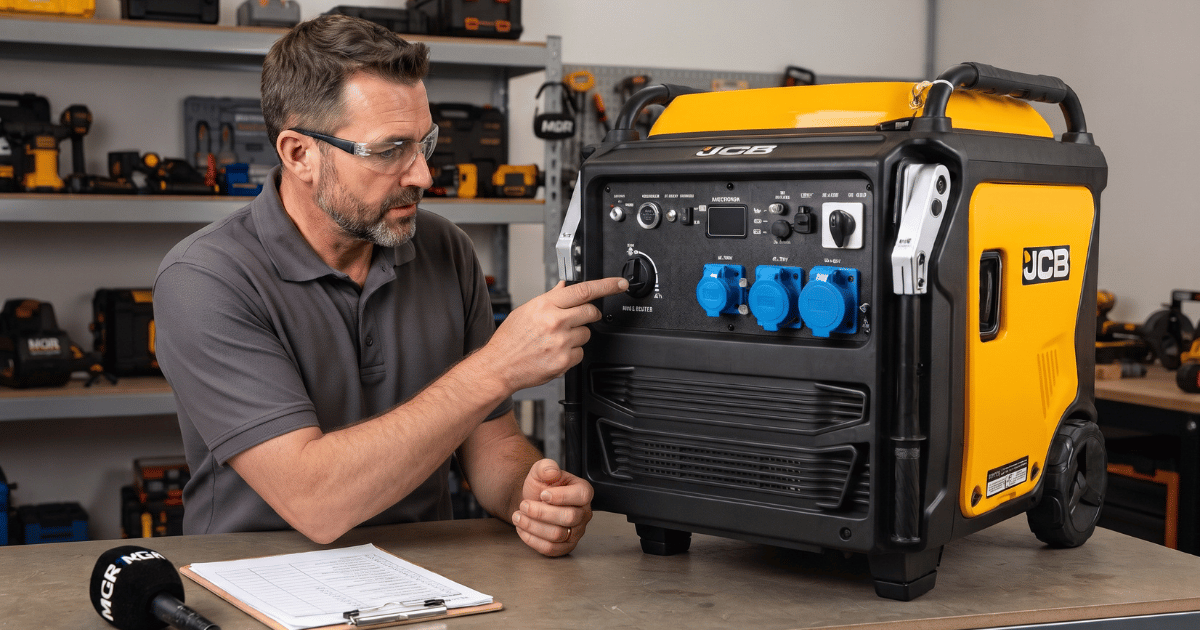 JCB-IG12000DVE-3 Three-Phase Inverter Generator Review - featured image
