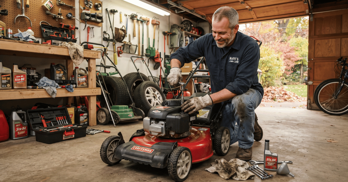 How to Winterise Petrol Garden Machinery: Fuel, Oil & Storage Guide (UK) - featured image