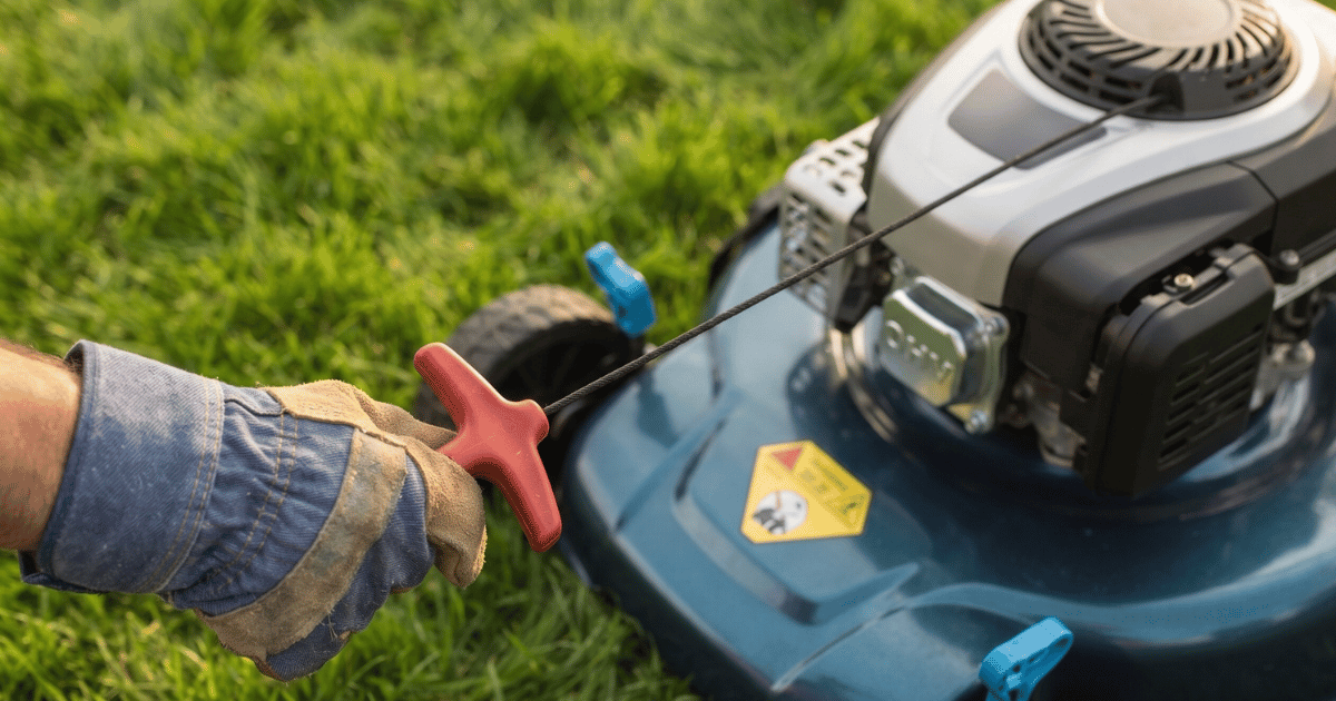 Lawnmower Pull Cord Stuck, Snapped or Loose? Every Fix Explained (UK Guide) - featured image