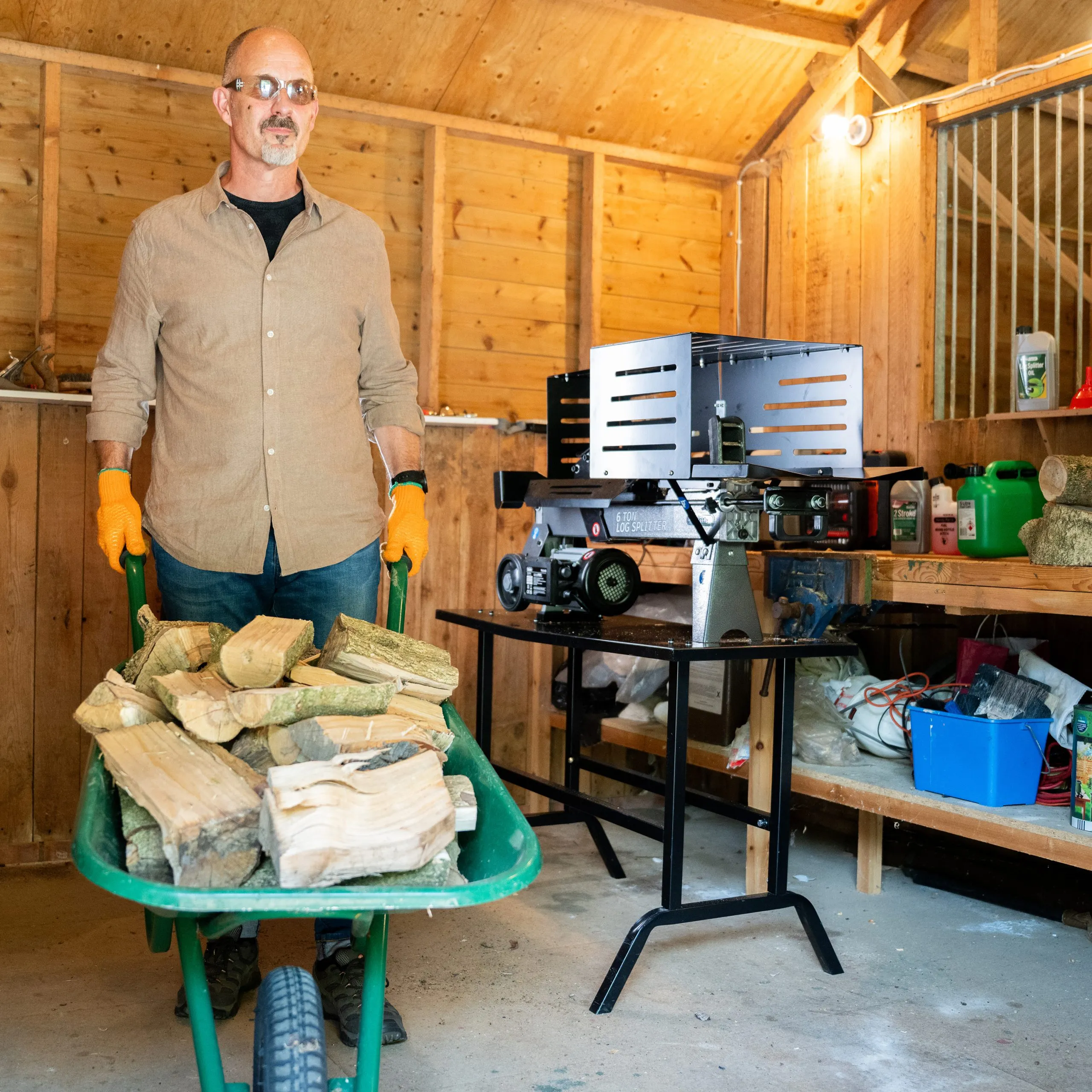 Electric Log Splitter Guide UK: Power, Tonnage & Leads