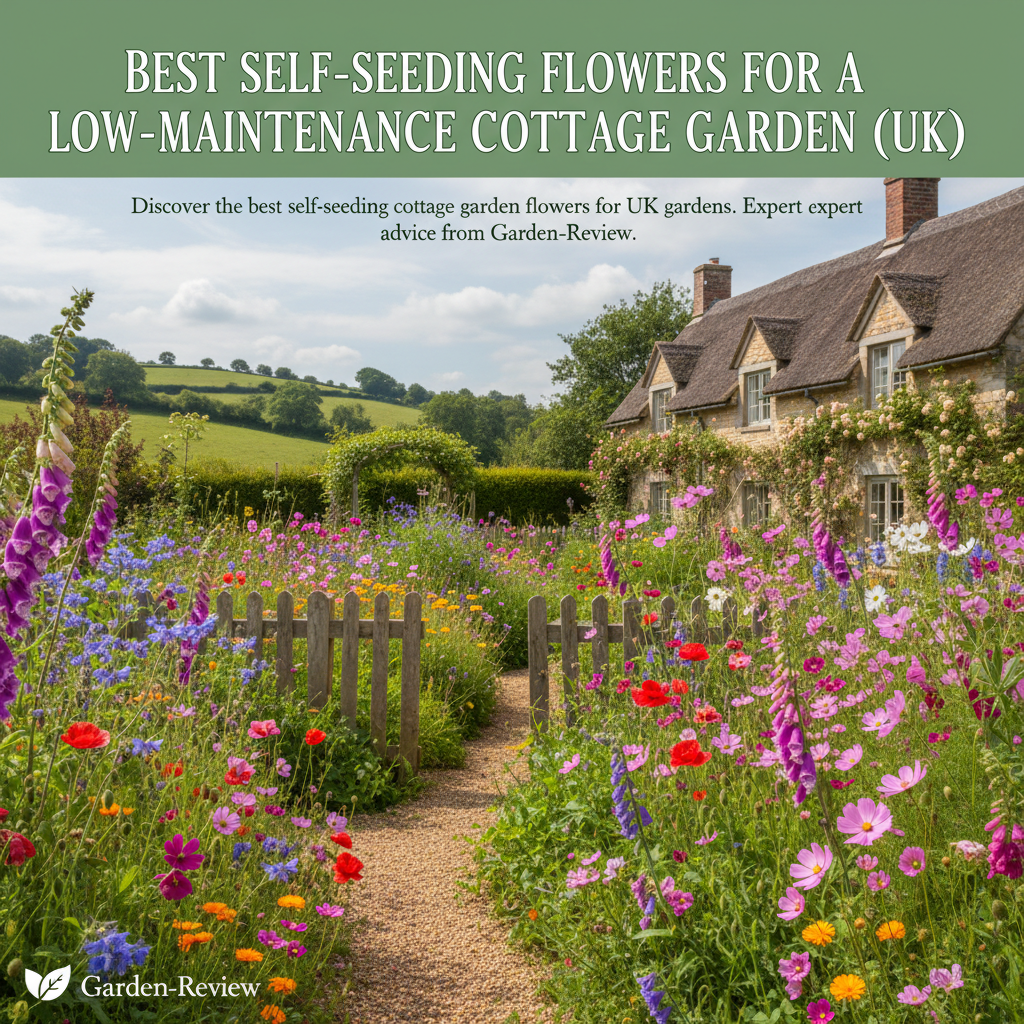 Best Self-Seeding Flowers for a Low-Maintenance Cottage Garden (UK) Best Self-Seeding Flowers for a Low-Maintenance Cottage Garden (UK) - Garden Review featured image