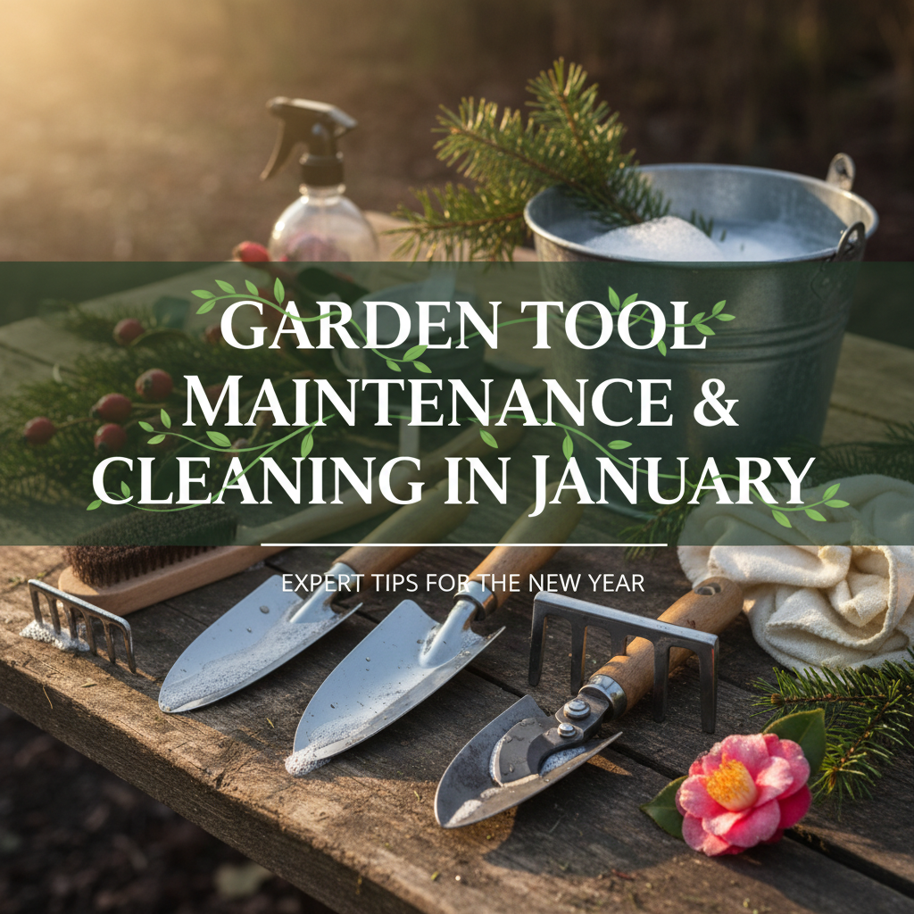 Garden Tool Maintenance & Cleaning in January Garden Tool Maintenance & Cleaning in January - Garden Review featured image