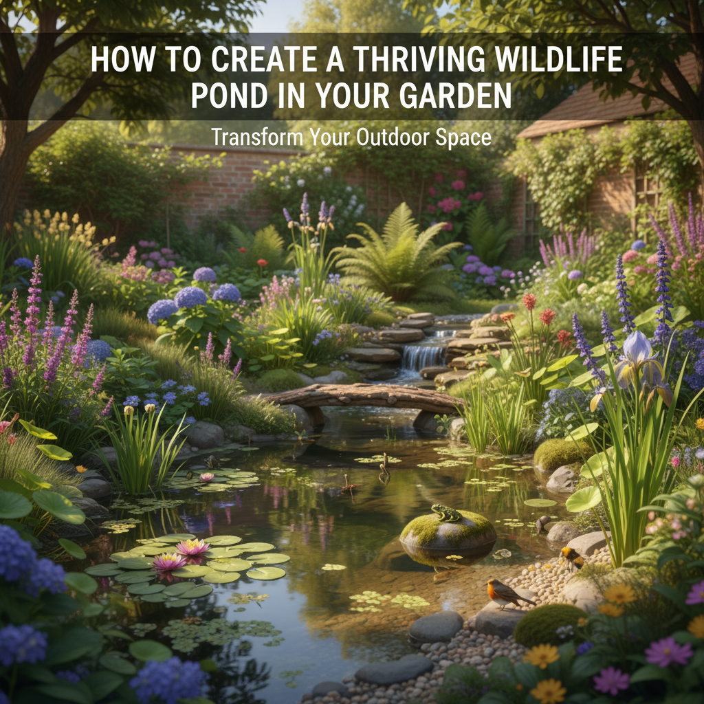 How to Create a Thriving Wildlife Pond in Your Garden How to Create a Thriving Wildlife Pond in Your Garden - Garden Review featured image