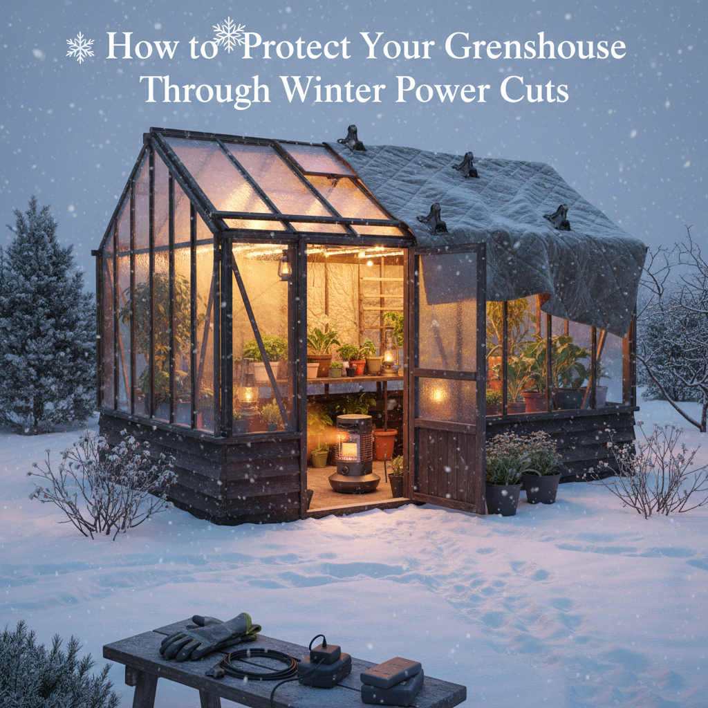 How to protect your greenhouse through winter power cuts How to protect your greenhouse through winter power cuts - Garden Review featured image