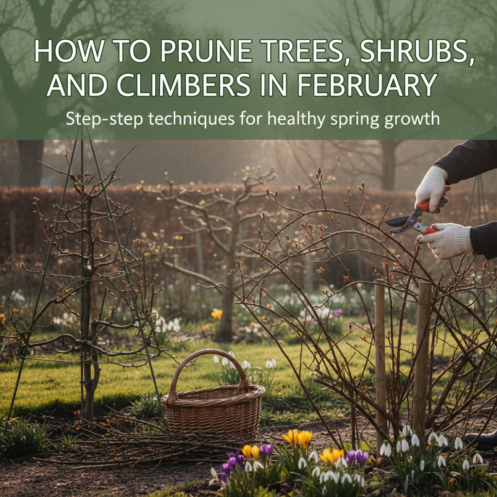 How to Prune Trees, Shrubs and Climbers in February How to Prune Trees, Shrubs and Climbers in February - Garden Review featured image