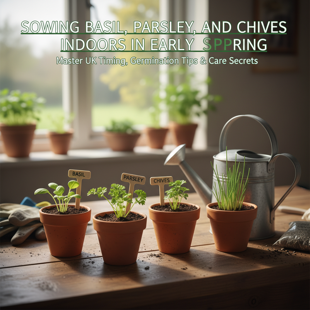 Sowing Basil, Parsley, and Chives Indoors in Early Spring Sowing Basil, Parsley, and Chives Indoors in Early Spring - Garden Review featured image