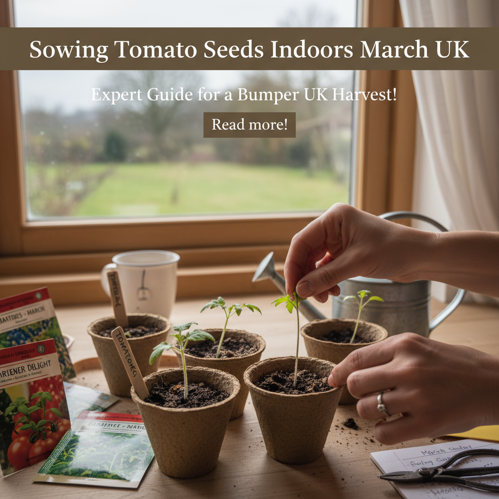 Sowing Tomato Seeds Indoors March UK Sowing Tomato Seeds Indoors March UK - Garden Review featured image