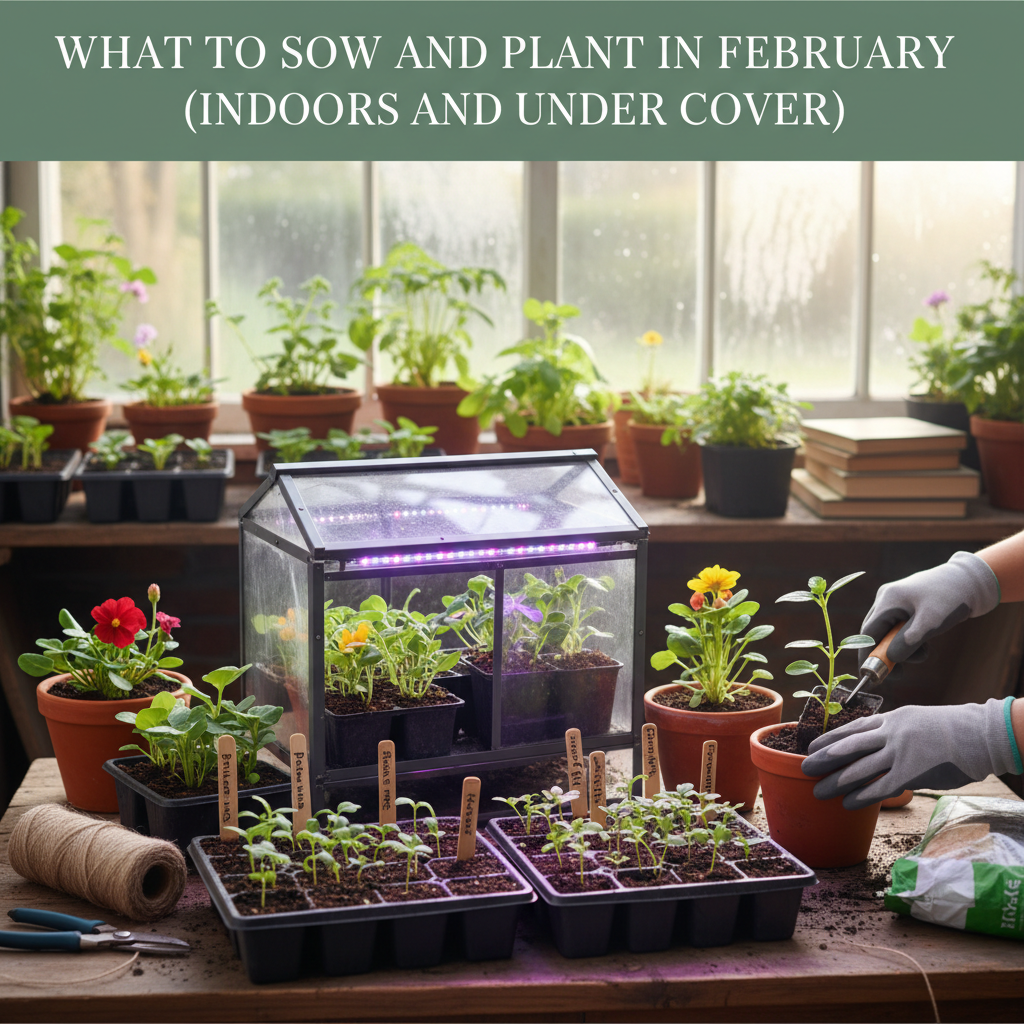 What to Sow and Plant in February (Indoors and Under Cover) What to Sow and Plant in February (Indoors and Under Cover) - Garden Review featured image