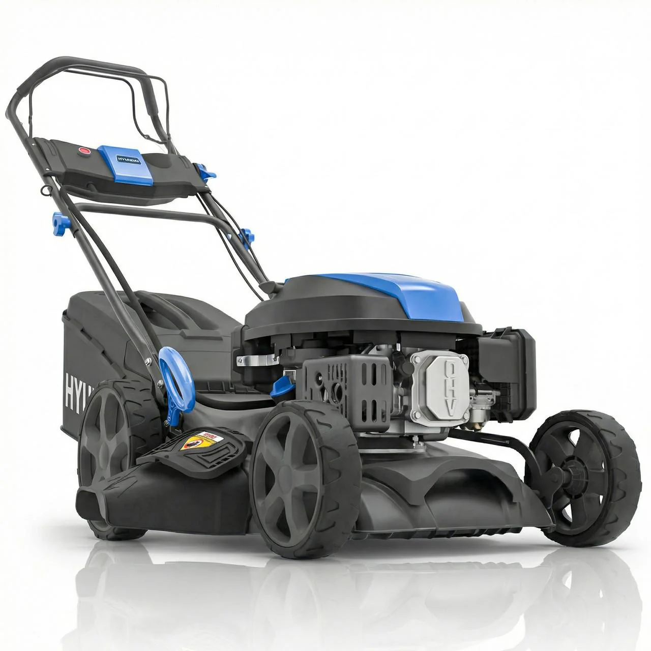 Hyundai HYM17150SPEX 17” / 43cm Self-Propelled Petrol Lawnmower, Electric Start, 139cc