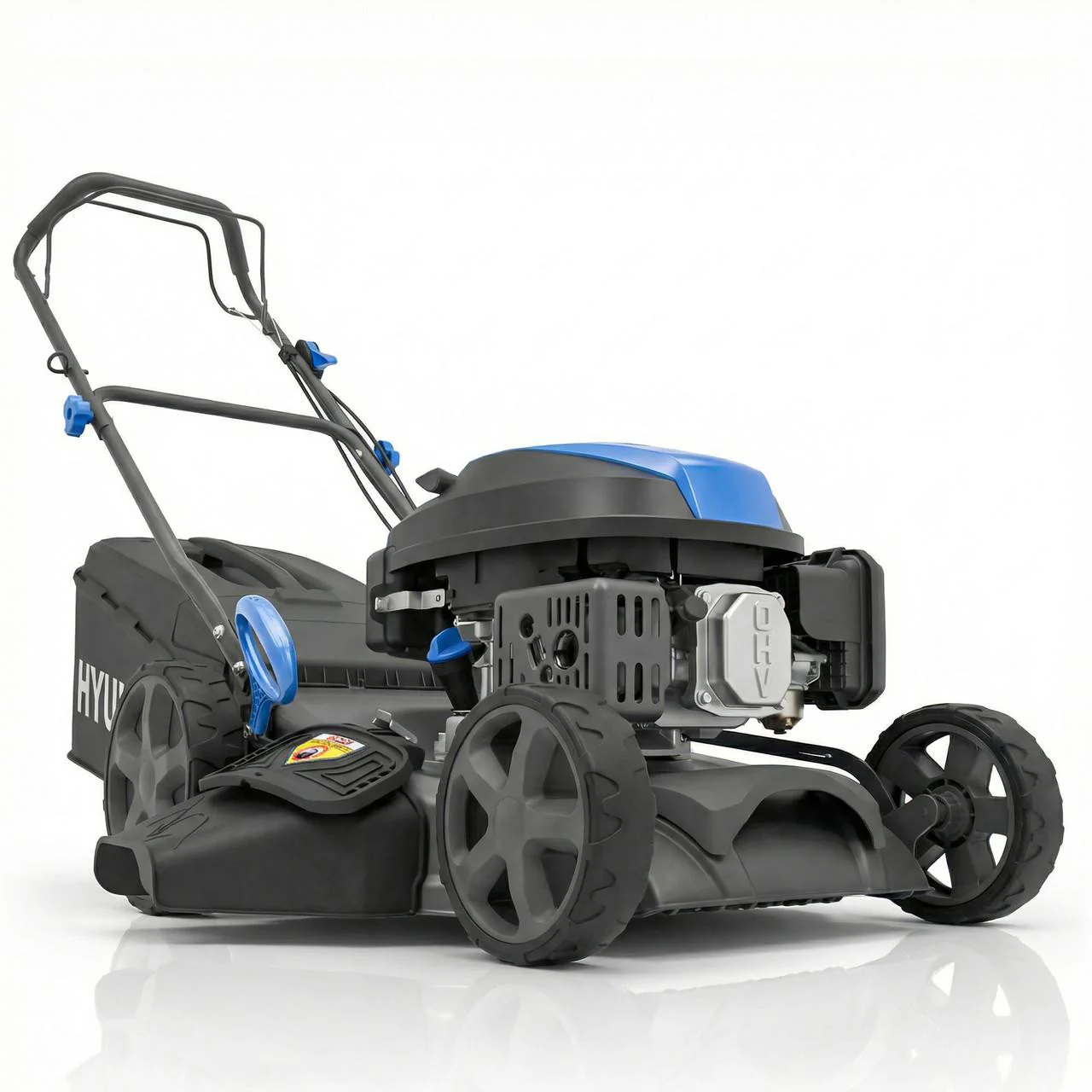 Hyundai HYM17150SPX 17” / 43cm Self-Propelled Petrol Lawnmower, 139cc, Mulching
