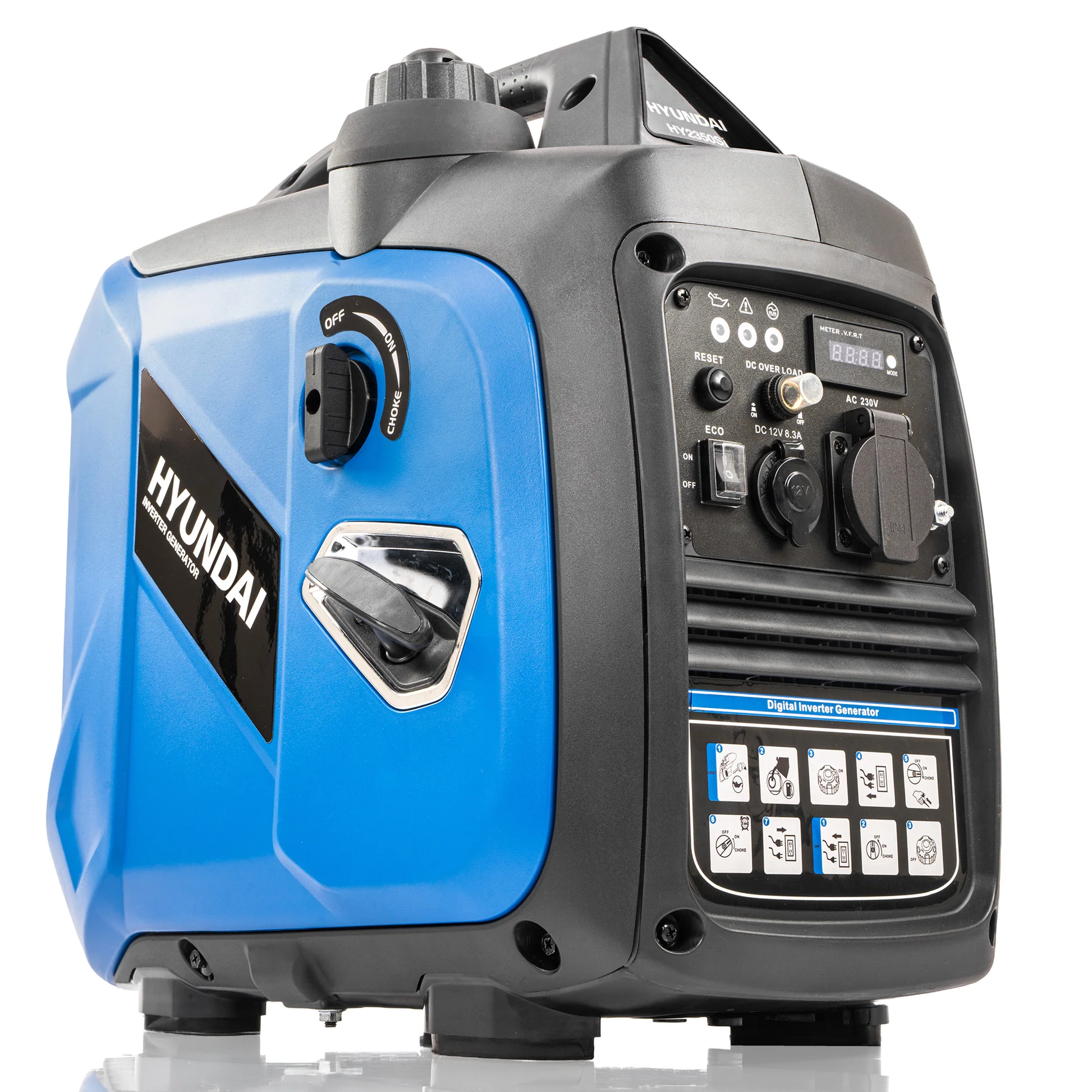 Hyundai HY2350Si 2.0kW / 2000W Inverter Generator, Recoil Start, Pure Sine Wave generator