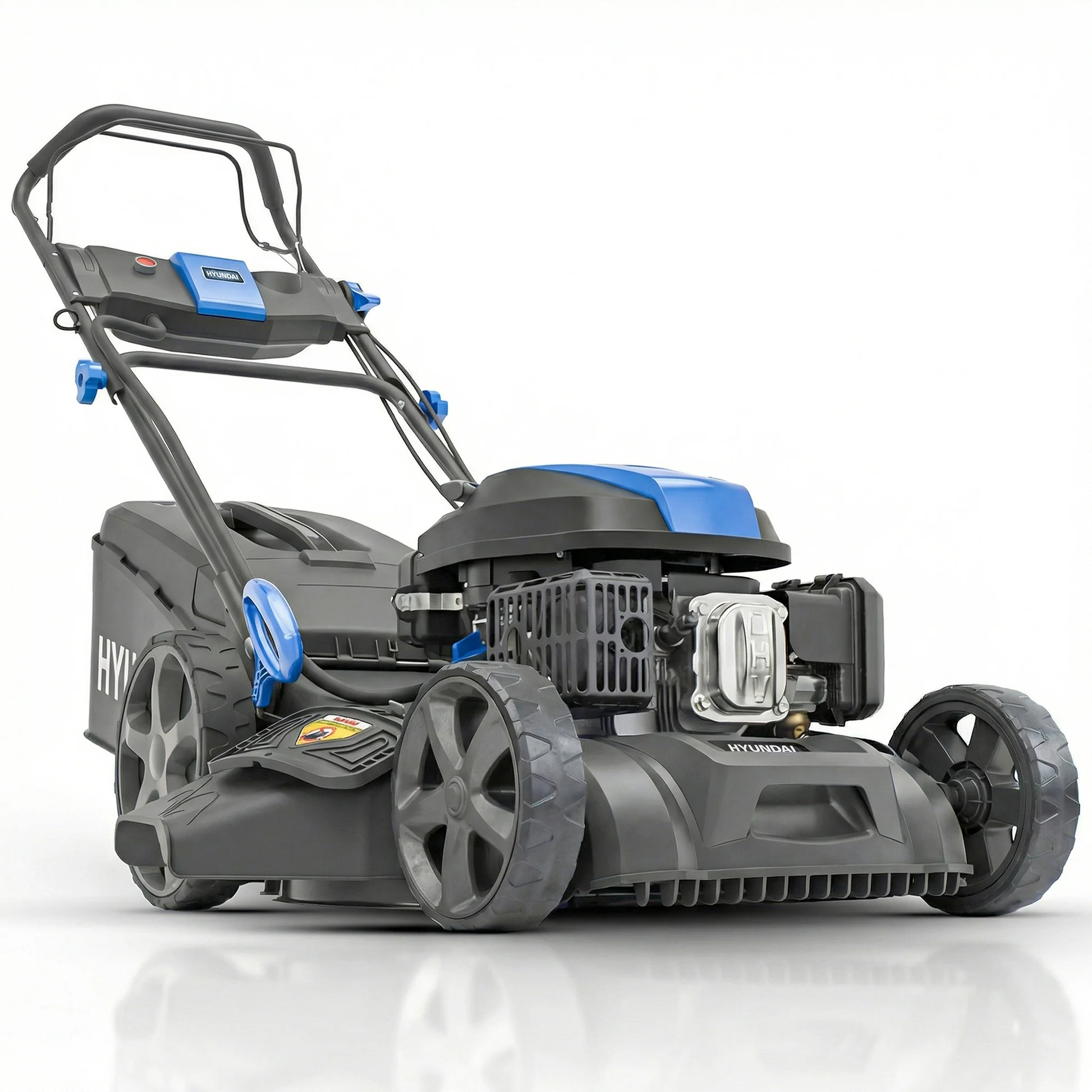 Hyundai HYM22200SPEX 56cm self-propelled petrol lawnmower with electric start